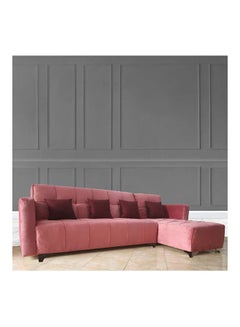 Wodden Sofa Bed Pink 93 x 120 x 200 x 60cm