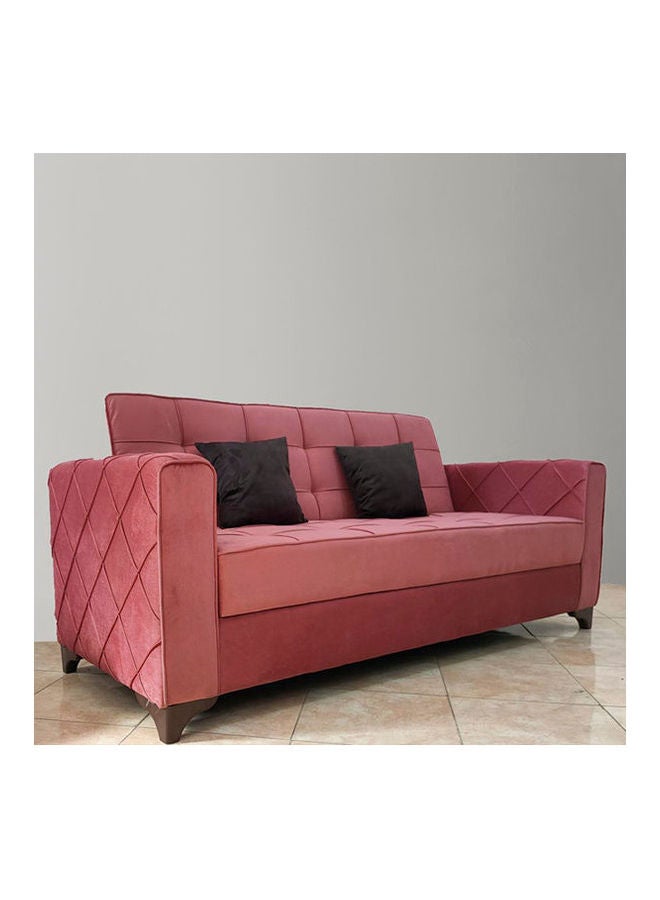 بيج إيج Wodden Sofa Bed Pink 93 x 120 x 200 x 60cm  - Image 1
