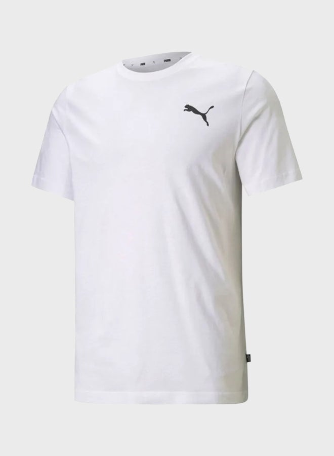 PUMA - Essential Small Logo Detail T-Shirt White - Image 1