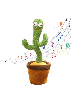 Dancing Singing Talking Cactus Plush Toy Batteries Required Premium Quality 32x12x12cm - v1640007110/N47993341A_1