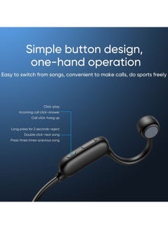 JOYROOM BT Wireless Neck Hang Air Conduction Earphones Orange  - Image 3