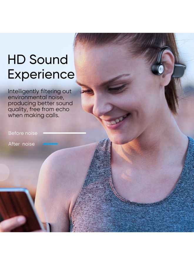 JOYROOM - BT Wireless Neck Hang Air Conduction Earphones Orange - Image 1