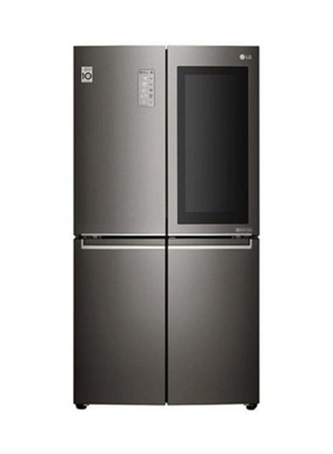 LG - Door-In-Door Instaview Refrigerator 17.8Cu.ft, Freezer 8.9Cu.ft, Inverter 380 W LM334VBMLD Matt Black - Image 1