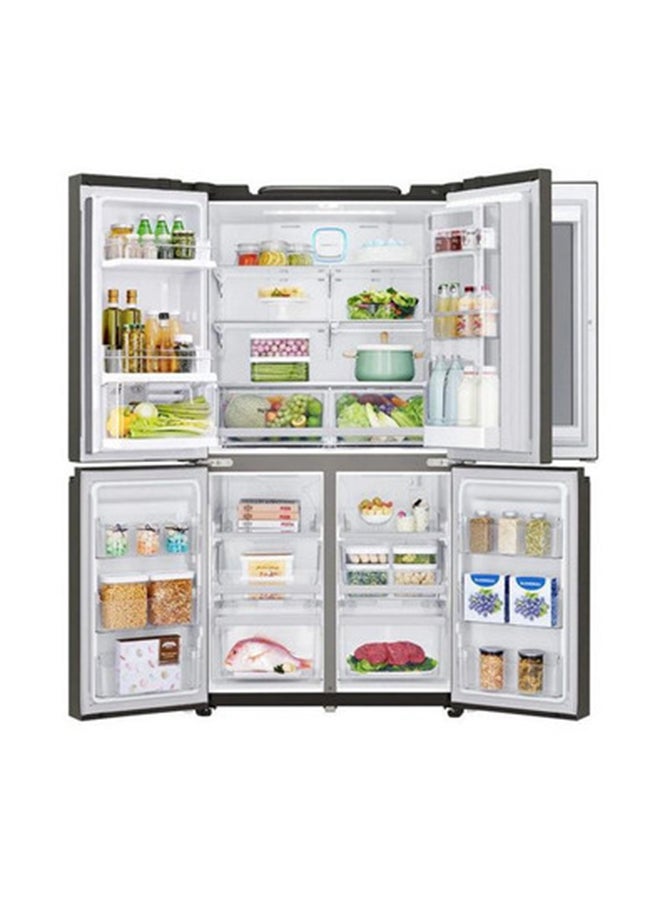 LG - Door-In-Door Instaview Refrigerator 17.8Cu.ft, Freezer 8.9Cu.ft, Inverter 380 W LM334VBMLD Matt Black - Image 1