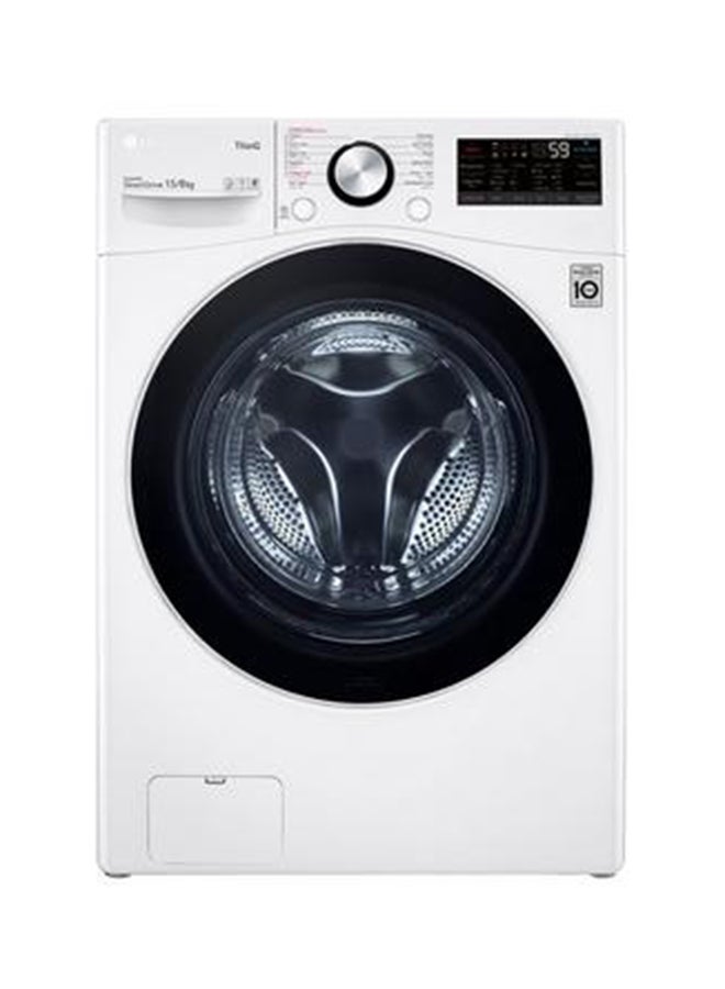 إل جي 15 KG Front Load Washing Machine Washer Dryer WS1508WHT White  - Image 1