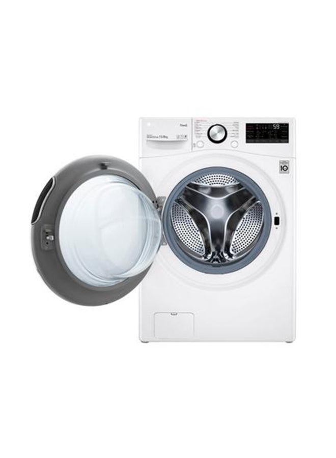 إل جي 15 KG Front Load Washing Machine Washer Dryer WS1508WHT White  - Image 2