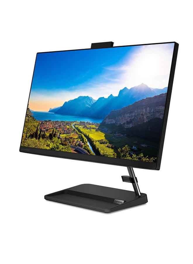 Lenovo - IdeaCentre AIO 3 24ITL6 Laptop With 23.8-Inch FHD Touch Screen Display, Core i3-1115G4 Processor/8GB RAM/512GB SSD/Windows 11/Integrated Graphics English/Arabic Black - Image 1