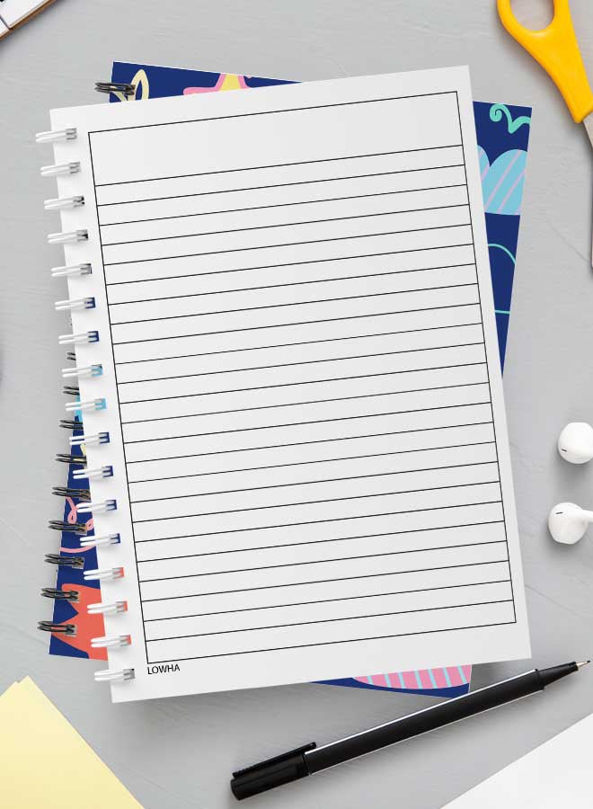 لوحة دفتر سلك متعدد الألوان - Image 3