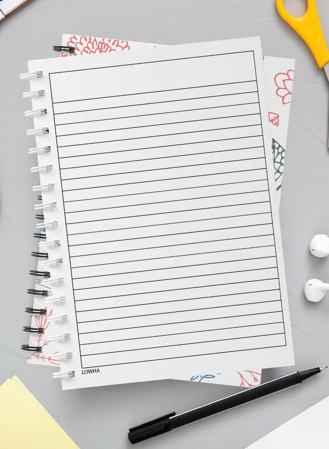 LOWHA Spiral Notebook Multicolour - Image 3