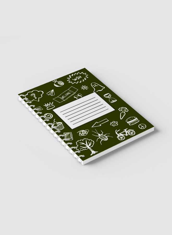 LOWHA Spiral Notebook For School Or Business Note Taking with 60 Sheets Multicolour - Image 2