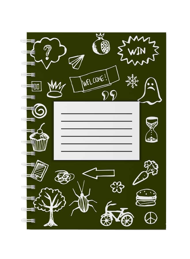 LOWHA Spiral Notebook For School Or Business Note Taking with 60 Sheets Multicolour - Image 1