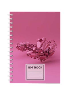 LOWHA Spiral Notebook For School Or Business Note Taking with 60 Sheets Circular Shapes Multicolour  - Image 1