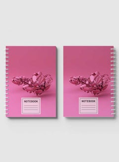 LOWHA Spiral Notebook For School Or Business Note Taking with 60 Sheets Circular Shapes Multicolour  - Image 4