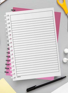 LOWHA Spiral Notebook For School Or Business Note Taking with 60 Sheets Circular Shapes Multicolour  - Image 3