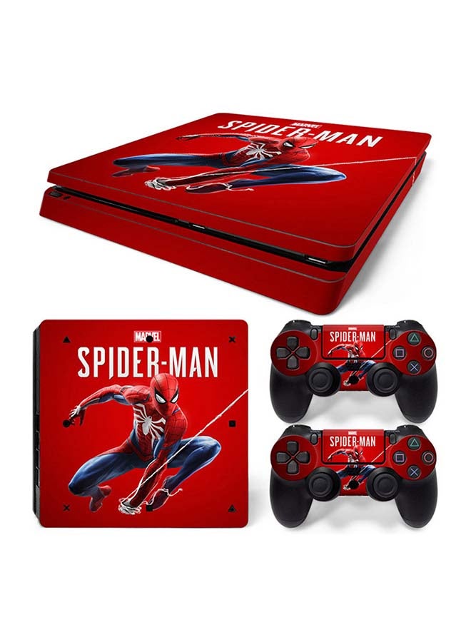 Vinyl Decal Console and Controller Decal Sticker Set For PlayStation 4 Slim 