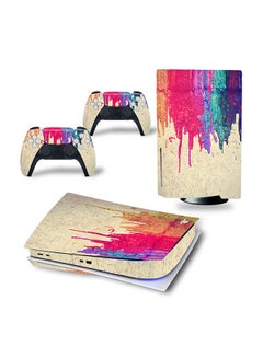 Console and Controller Decal Sticker Set For PlayStation 5 Disc Version