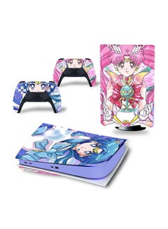 Console and Controller Decal Sticker Set For PlayStation 5 Disc Version