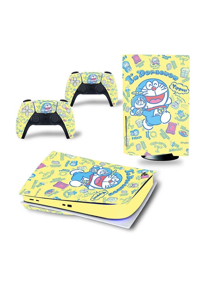 Vinyl Decal - Console and Controller Decal Sticker Set For PlayStation 5 Disc Version - Image 1