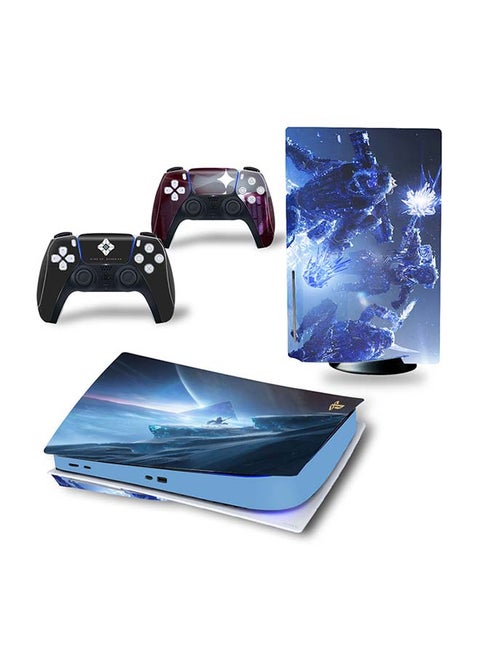 Console and Controller Decal Sticker Set For PlayStation 5 Disc Version