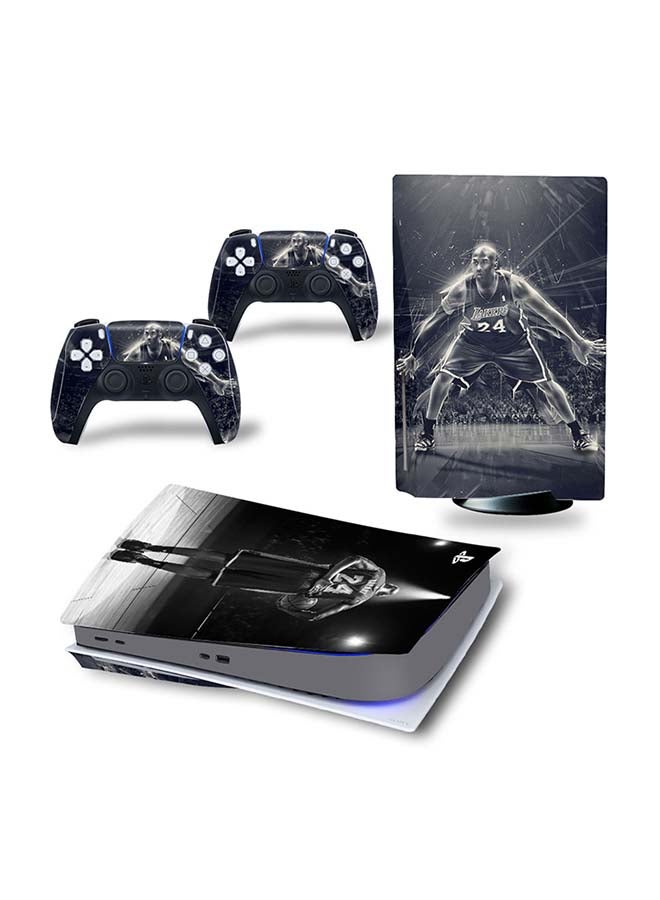 Vinyl Decal Console and Controller Decal Sticker Set For PlayStation 5 Disc Version 