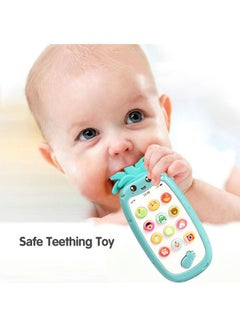 Multifunctional Silicone Teether Baby Mobile Phone Toy With Light, Music, and Sounds 15.30x7.20x3.00cm - v1640064841/N51660733A_6