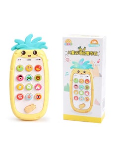 Multifunctional Silicone Teether Baby Mobile Phone Toy With Light, Music, and Sounds 15.30x7.20x3.00cm - v1640064841/N51660733A_7