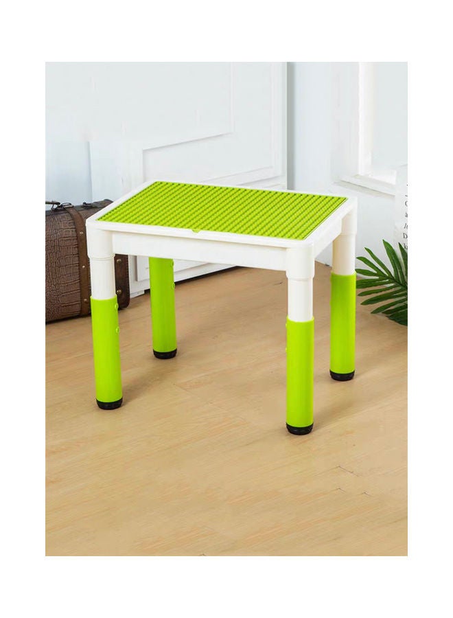 N08815 Green Colour Block Table For Kids 2+ Years  - Image 3