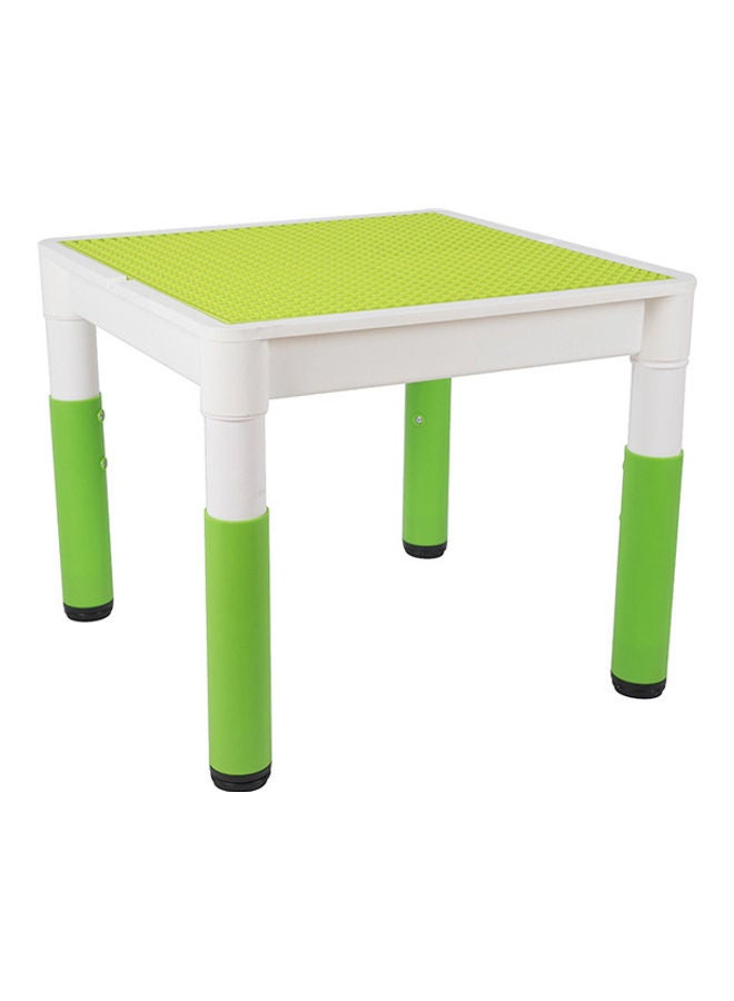 N08815 Green Colour Block Table For Kids 2+ Years  - Image 1