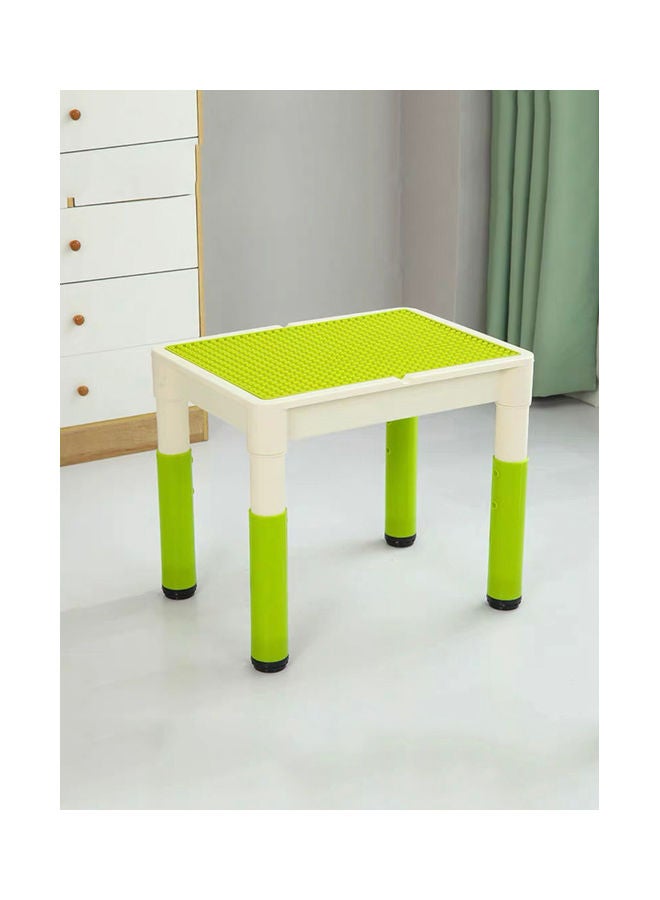 N08815 Green Colour Block Table For Kids 2+ Years  - Image 2