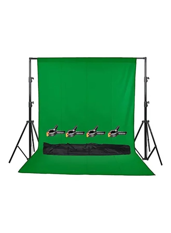 Coopic S06 Adjustable Backdrop And Photography Stand Set Green  - Image 1