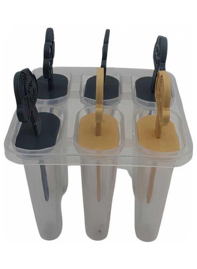 إحساس علبة قالب الآيس كريم المصاصة متعدد الألوان 16x14x15سم - Image 2