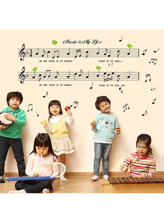 شاربدو ملصق جداري أسود 50x70سم - Image 3