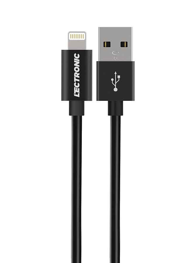 LeCtronic - USB-A To Lightning Cable Black - Image 1
