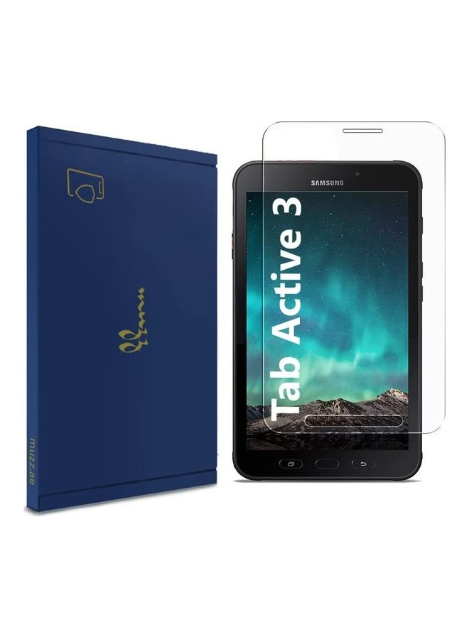 موز لاصقة حماية من الزجاج المقوى عالية الوضوح بصلابة 9H مضادة للفقاعات لجهاز سامسونج تاب اكتيف 3 8.0( 570/T575/T577) - Image 1