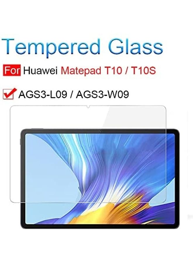 Muzz Tempered Glass Screen Protector for MatePad T10 (AGR-W09 / AGR-L09)/T10S Transparent - Image 2
