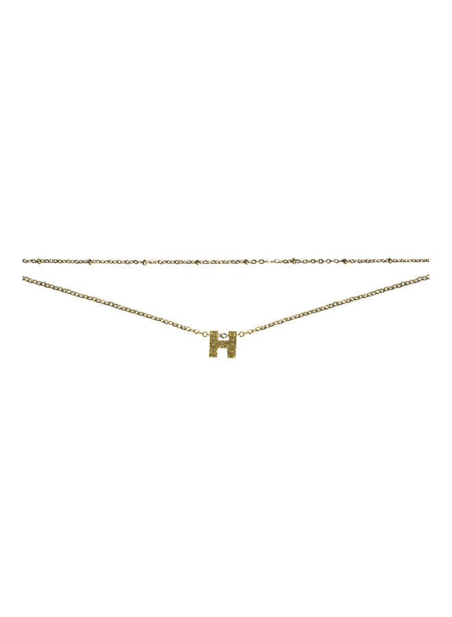AIWANTO Letter H Anklet Gold  - Image 2