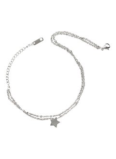 Star Anklet Silver