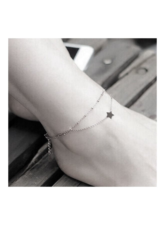 AIWANTO - Star Anklet Silver - Image 1