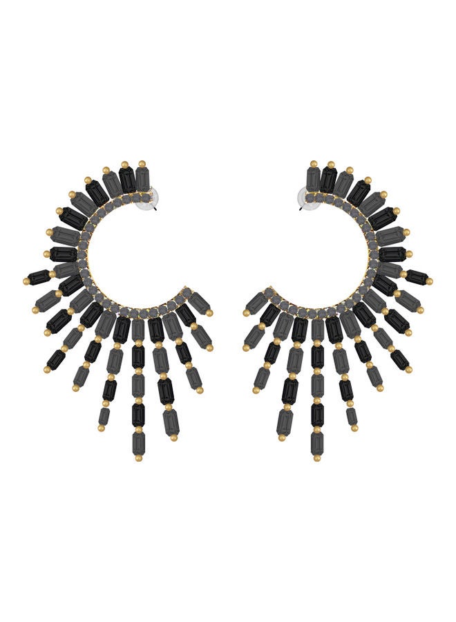 AIWANTO Peacock Design Earrings Multicolor - Image 1