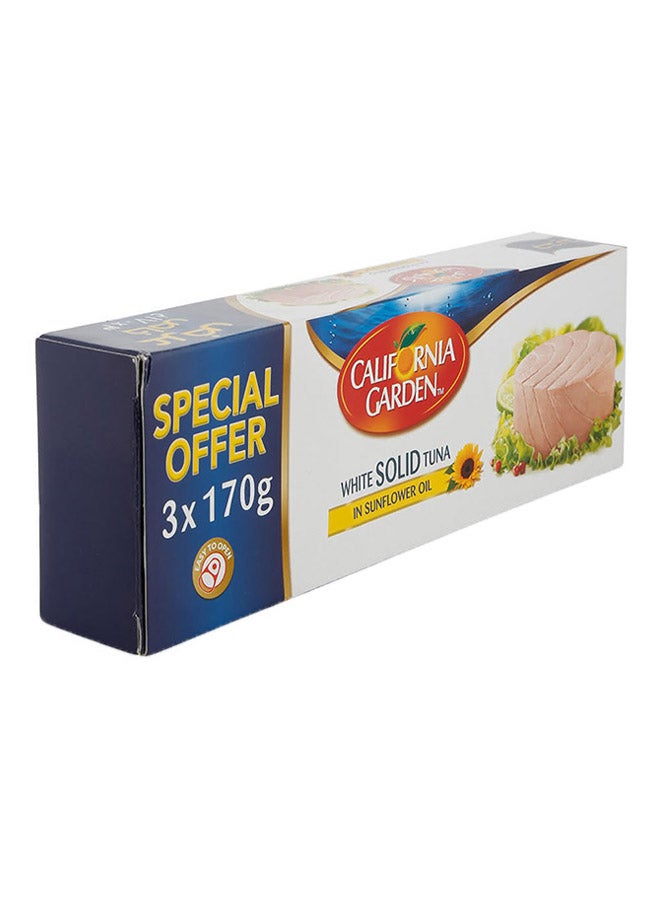California Garden White Solid Tuna In Sunflower Oil 170grams Pack of 3  - Image 3