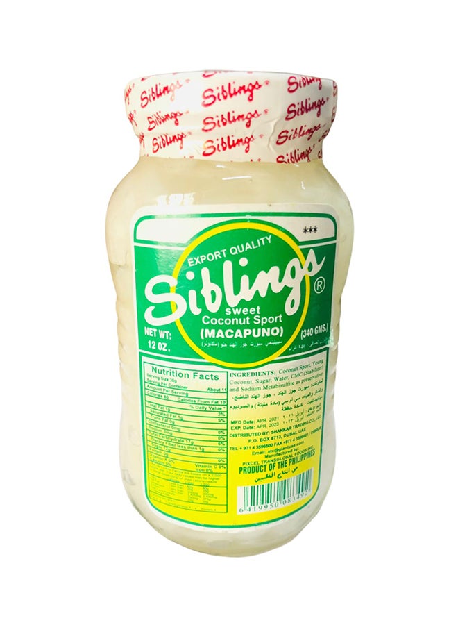 Siblings - Sweet Coconut Sport Macapuno 340grams - Image 1