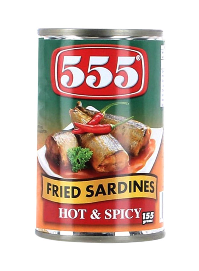 555 Fried Sardines Hot And Spicy Fish 155grams - Image 1