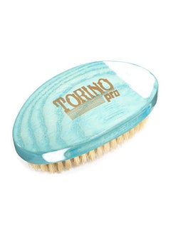 TORINO PRO WAVE BRUSHES BY BRUSH KING 360-Wave Soft Curved Brush Blue/Beige  - Image 2