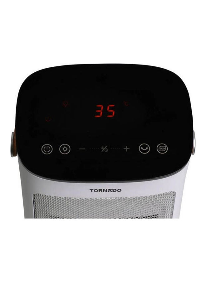 تورنيدو - دفاية سيراميك 12 متر 2000 W TPH-2000T أبيض - Image 1