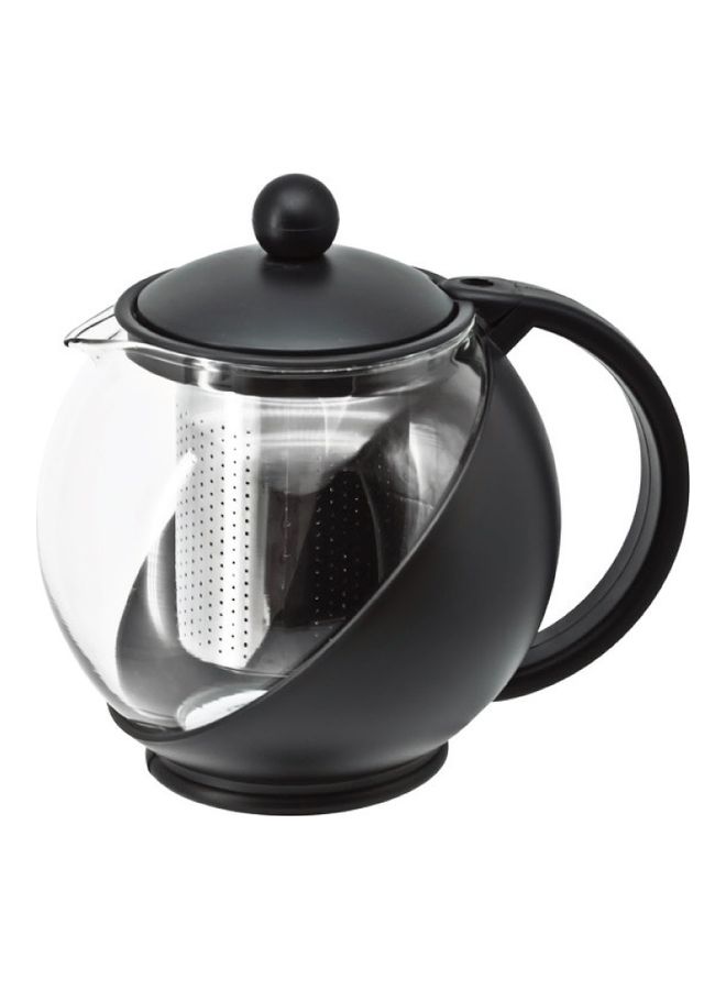 Penguen - Glass Tea Pot Clear/Black 750ml - Image 1