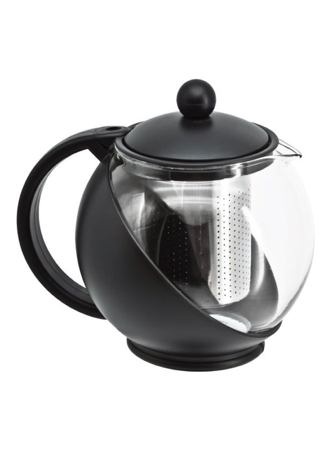 Penguen - Glass Tea Pot Clear/Black 750ml - Image 1