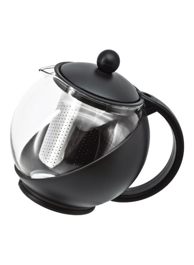 Penguen - Glass Tea Pot Clear/Black 750ml - Image 1