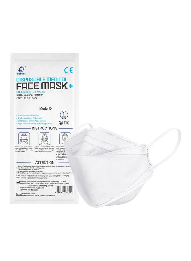 SHENGJIE 50-Pieces 3 Layer Protection Medical Face Mask - Image 1