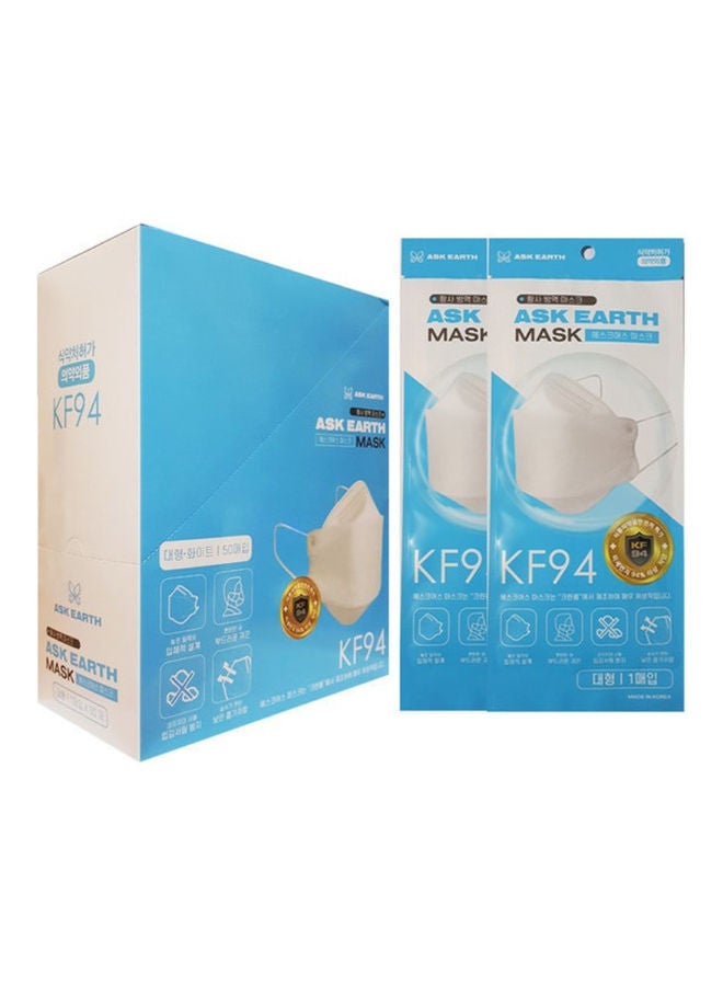 Ask Earth - 50-Pieces KF94 Face Mask - Image 1