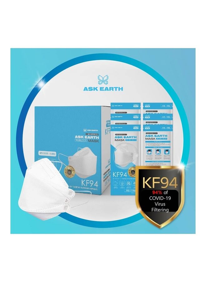 Ask Earth - 50-Pieces KF94 Face Mask - Image 1